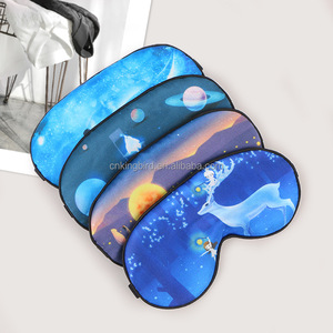 Couvre-œil à impression personnalisée/Couvre-œil drôle pour enfants/Couvre-œil en satin pour le massage - Product Image 1