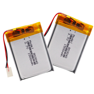 カスタム8030401000 mah 1500mah 3.7vリチウムポリマーバッテリーリチウムイオン電池充電式バッテリーリポバッテリー - Product Image 2