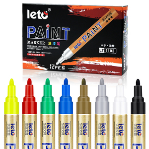 Le <span class=keywords><strong>stylo</strong></span> de peinture populaire de <span class=keywords><strong>8</strong></span> <span class=keywords><strong>couleurs</strong></span> en option ne laisse pas tomber la peinture marqueur de pneu bricolage étanche - Product Image 3