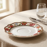 NOUVELLE ASSIETTE EN PORCELAINE FINE DE 7,5 POUCES