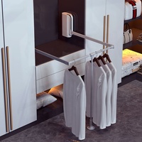 Rail de suspension amovible intelligent en aluminium personnalisé Présentoir pour armoire à usage intensif