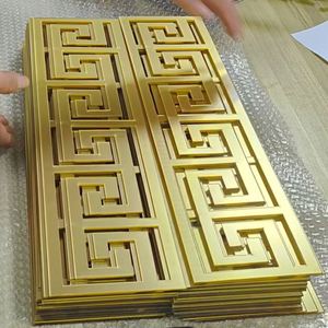 Hot Modern Acrylic 3D DIY Wall Decor Removable Waist Line Self-Adhesive Mirror Sticker for <b>Sofa</b> Decoration Room Furniture Wall - Product Image 1