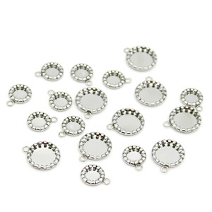 Anno Jewelry <b>Round</b> Gemstone Earring Settings 6mm 8mm 10mm 14mm Stainless Steel <b>Posts</b> for DIY Jewelry Making - Product Image 4