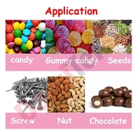 Machine de remplissage et de comptage automatique polyvalente pour bonbons gélifiés, chocolats et sucre