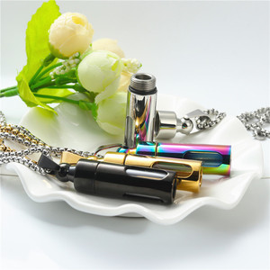 Colgante de botella de perfume de acero inoxidable yunique para hombre, collar de 3,0x60 cm, regalo para ocasiones especiales - Product Image 3