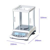 Balance analytique de laboratoire à version de charge 0,01 g GLO-2001 Étalonnage externe Capacité 0-2000 g Balance analytique