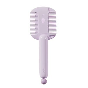 2 In 1 Long Handle Hair Comb For Girls With Adjustable Bristles For Styling And Trimming Hair - Product Image 2