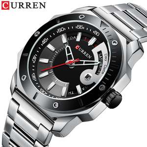 CURREN — <span class=keywords><strong>montre</strong></span> à Quartz pour hommes, <span class=keywords><strong>Chic</strong></span>, nouvelle collection, en acier inoxydable, Date et semaine masculine, 8344 - Product Image 5
