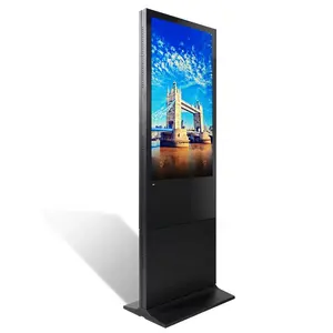 65 Zoll Indoor Dual Screen LCD Digital Signage Doppelseiten LCD Werbung Signage Display Kiosk