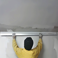 Règle à plâtre en alliage d'aluminium série 6000, durable et légère, pour profilés d'extrusion, avec services de pliage et de découpe