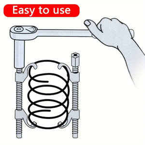 Xe tự động sửa chữa xe công cụ 270mm thả giả mạo cuộn dây mùa xuân máy nén - Product Image 4