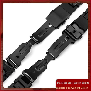 Correa de Reloj de Repuesto Lionorm de Plástico y Acero para <span class=keywords><strong>Casio</strong></span> <span class=keywords><strong>GA2100</strong></span> DW5600 DW6900 GW-M5610, Accesorios para Reloj Negros - Product Image 3