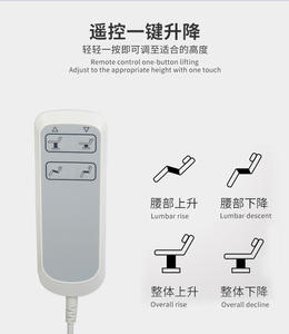 Table de thérapie manuelle ostéopathique moderne en cuir véritable électrique à 6 segments réglables avec 2 moteurs pour salle de <span class=keywords><strong>sport</strong></span> - Product Image 6