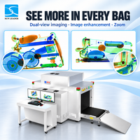 Scanner de bagages à double vue SUN LDADER OEM/ODM XLD-8065D, équipement de contrôle de sécurité pour bâtiments gouvernementaux, CE/RoHS