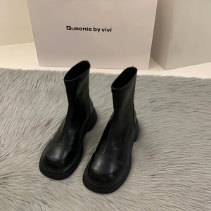 Plataforma de Diseño de Lujo para <span class=keywords><strong>Botas</strong></span> de Mujer, Novedades Otoño 2025, Estilo Coreano, Botines Impermeables Antideslizantes, Estilizadores - Product Image 1