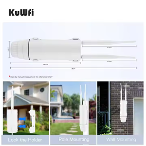 Hot kuwfi 1200 <span class=keywords><strong>Mbps</strong></span> không dây AP IEEE 802.3af 24V PoE & 12V DC dual-band Tần số Wifi Repeater ngoài trời điểm truy cập - Product Image 4
