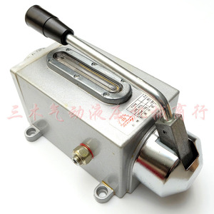 Y 8 Manual <b>Hand</b> Crank Oil Pump <b>Cast</b> Aluminum CNC Press Lubrication Pump - Product Image 3