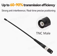 Antenne radio RTK Whip 450-470Mhz 4dBi BNC TNC SMA-J pour émetteur radio et récepteurs GPS RTK SOUTH Kolida SANDING RUIDE