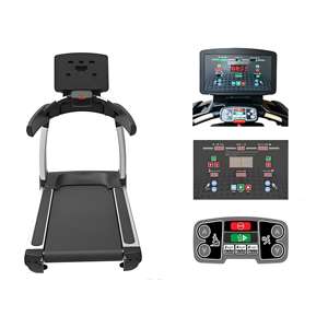 Tapis roulant motorisé électrique d'inclinaison automatique de machine de <span class=keywords><strong>cardio</strong></span> commerciale portative de forme physique de gymnase avec le panneau principal de LED et l'écran LED - Product Image 5