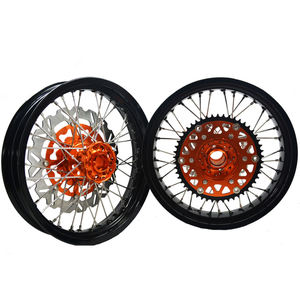 EXC SXF EXC 2003-2024 Años 17x3,5 Delantero 17x5,0 Ruedas Traseras Juego <span class=keywords><strong>17</strong></span> Pulgadas Motocicleta Supermoto Ruedas - Product Image 6
