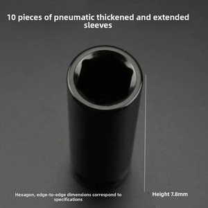 8-32mm Extended Deep Impact Socket <b>Set</b> for Air Wrench Driver Auto Repair <b>Tools</b> Large Impact Wrench Head Socket <b>Set</b> - Product Image 4