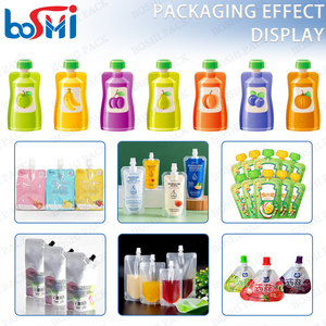 Machine d'emballage automatique commerciale pour boissons, machine horizontale de conditionnement de fruits, machine de remplissage de sachets à bec verseur - Product Image 1