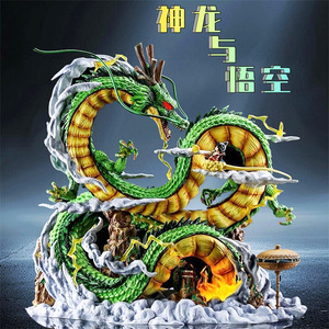 Figura de Anime de Alta Calidad de 25 CM, Dragon Ball <span class=keywords><strong>Z</strong></span>, <span class=keywords><strong>Shenron</strong></span> y Goku, Modelo de Personaje, Adorno, Figura de Acción de Anime - Product Image 4