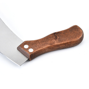 เครื่องตัดนูกัตสแตนเลสสองชั้นสำหรับครัวเบเกอรี่ พร้อมด้ามไม้ ขายส่ง - Product Image 4