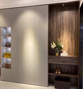 Customizable Size Modern <b>Shoe</b> Cabinet Mirror Durable Solid Wood Furniture for Villa Hotel Eco-Friendly Materials for Living Room - Product Image 2