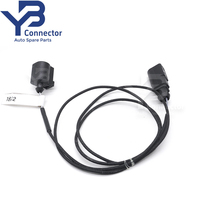 Kit de connecteurs de capteur 1 broche (1J0973702 femelle) et 2 broches (1J0973802 mâle) avec connecteur Pigtail pour soupape de suspension Volkswagen Golf Audi A3/A4