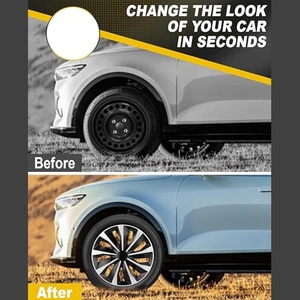 Enjoliveurs de roue universels <span class=keywords><strong>14</strong></span> <span class=keywords><strong>pouces</strong></span> (lot de 4) pour Toyota Camry, Nissan, Mazda - Product Image 4