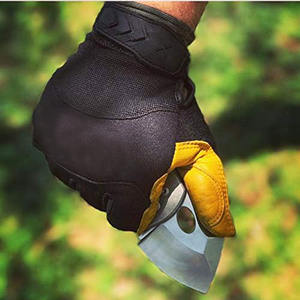 Guantes de trabajo de cuero Guantes de seguridad industrial de diseño de cuero Se adaptan perfectamente para todas las estaciones - Product Image 2