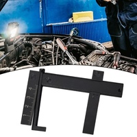 Jauge de niveau de flotteur de carburateur réglable en acier à haute teneur en carbone, noire, 16-78 mm, précision jusqu'à 40 mm, outil manuel pour la réparation