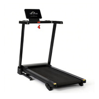 Tapis roulant électrique pliable Kstar 1,25 CV pour la remise en forme à domicile avec inclinaison automatique, écran LED et vitesse de 1 à 16 km/h