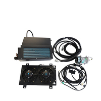 Sistem Pendingin Udara Aluminium 12V/24V Baru untuk Mesin Penggali, Pemanen, dan Alat Berat Lainnya (HVAC)