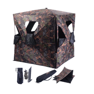 وصول جديد Hotsale 2-3 شخص التمويه الصيد الأعمى الأرض الغزلان الرماية منزل كامو الصيد اطلاق النار <span class=keywords><strong>Bowhunting</strong></span> خيمة - Product Image 1