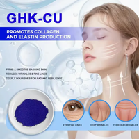 Top 10 des peptides de recherche lyophilisés, meilleurs peptides bleus cosmétiques, cuivre GHK-Cu, vente en gros, étiquette personnalisée, poudre de peptides à vendre