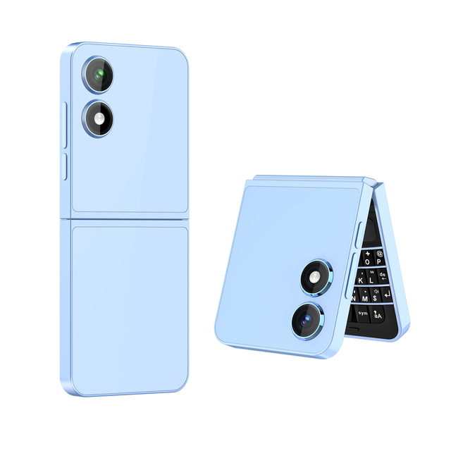 4G Flip Mobile Phone Dual SIM LTE Mini Display Flashlight FM Radio Unlocked Feature Rich Compact Volte Call Cell Phone