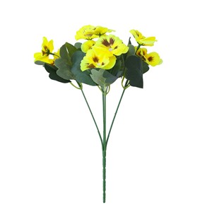 Bouquet di Fiori Artificiali di Pansé, 6 Colori, Cespugli di Fiori Finti di <span class=keywords><strong>Viola</strong></span>, Pansé Artificiali Resistenti ai Raggi UV per Decorazioni da Giardino e Patio Esterno - Product Image 5