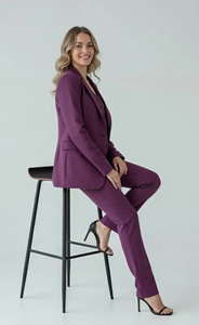 Traje de Pantalón de Tres Piezas Premium para Mujer, Blazer, Chaleco y Pantalón a Medida, Conjunto Formal para Invitadas de Boda, Ropa de Moda Corporativa - Product Image 5