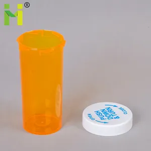 Nhựa nắp vặn nhỏ rỗng nhựa Pill khác y học container chai Tablet chai