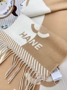 Çift taraflı jakarlı kaşmir kadın kış eşarp-mektup rengi blok tasarımı ile uzun şal - Product Image 4