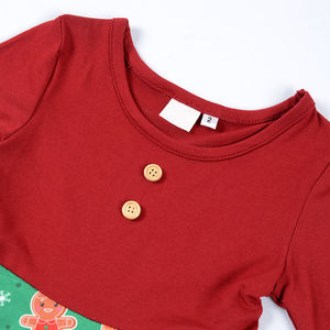 ชุดเดรสค<span class=keywords><strong>ริ</strong></span>สต์มาสแขนยาวสำหรับเด็ก พร้อมส่ง ออกแบบเองได้ สไตล์ยุโรป สเปน เหมาะสำหรับเทศกาลฤดูหนาว - Product Image 4