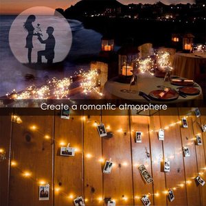 Newish función lámpara Solar al aire libre Arco Iris <span class=keywords><strong>LED</strong></span> luces de Navidad decoración control remoto lámpara de color luces de cuerda impermeables - Product Image 3