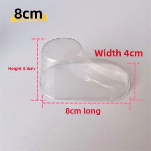Vente en gros de chaussettes pour bébé en plastique transparent PVC moule pour chaussures en <span class=keywords><strong>laine</strong></span> civière modèle pour bébé chaussettes de 1mm d'épaisseur fabricant ponctuel - Product Image 6