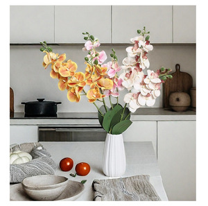 High End 3D <strong>Film</strong> Moth Orchid Artificial Flowers 12 Blooms Multi Color for Home Living Room Hotel Scene Decoration - Product Image 2