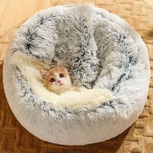 Modern Eco-Friendly Waterproof Washable Plush Winter Pet Sofa Bed for Dogs and <b>Cats</b> with Polyester Material and Removable Cover - Product Image 3