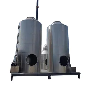 Spray tower industrial waste gas treatment wet scrubber purification