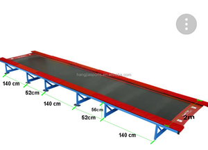 <span class=keywords><strong>2025</strong></span> Chất lượng cao màu hồng Teal màu sắc với mạnh mẽ Suối nước và Net nhào lộn Trampoline 20ft 30ft 40ft sụt giảm theo dõi cho đào tạo - Product Image 4