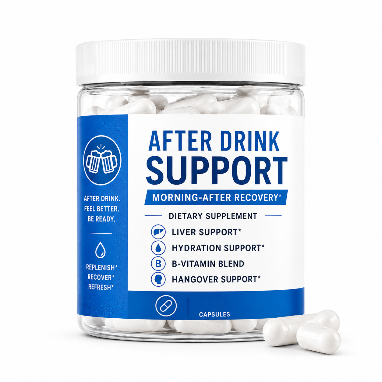 Greenpie GMP Factory OEM Restore After-alcohol Vitamins Capsules DHM Feel Better After Drinking Capsules